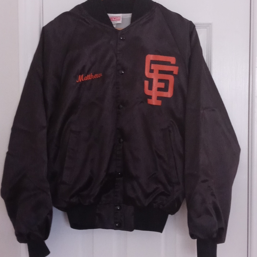 Vintage custom Giants boomer jacket